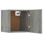 Grand Meuble TV Industriel Finition Sonoma Gris - 8 Pièces-Mon Meuble TV-Chêne fumé-80 cm-8-8