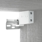 Grand Meuble TV Industriel Finition Sonoma Gris - 8 Pièces-Mon Meuble TV-Chêne fumé-80 cm-8-9