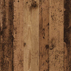 Grand Meuble TV Mural en Bois Ancien - 2 Portes-Mon Meuble TV-12
