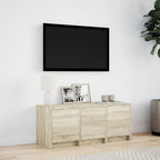 Meuble de TV avec LED Effet Chêne Sonoma - 97 cm-Mon Meuble TV-4