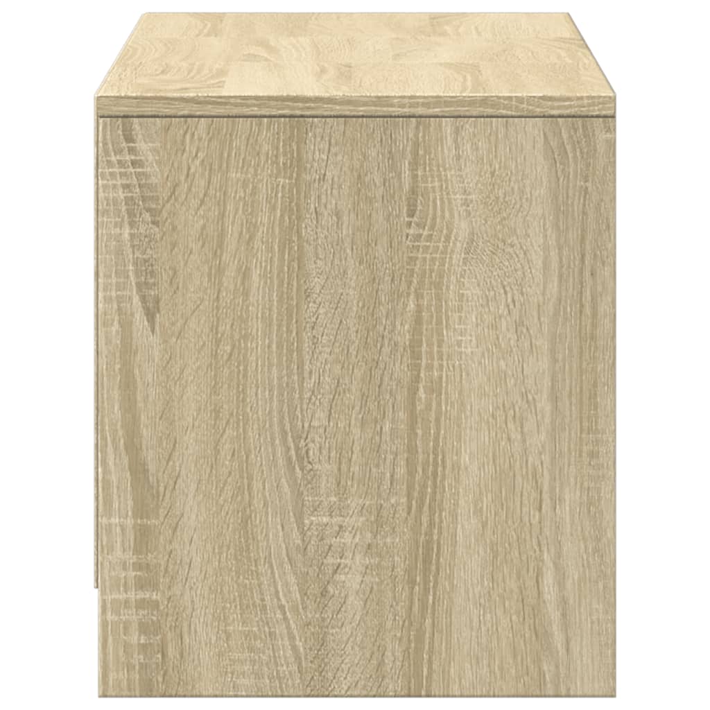 Meuble de TV avec LED Effet Chêne Sonoma - 97 cm-Mon Meuble TV-7