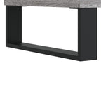 Meuble de TV Gris Effet Sonoma et Métal - 80 cm-Mon Meuble TV-Blanc-1-10