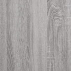 Meuble de TV Gris Effet Sonoma et Métal - 80 cm-Mon Meuble TV-Blanc-1-11