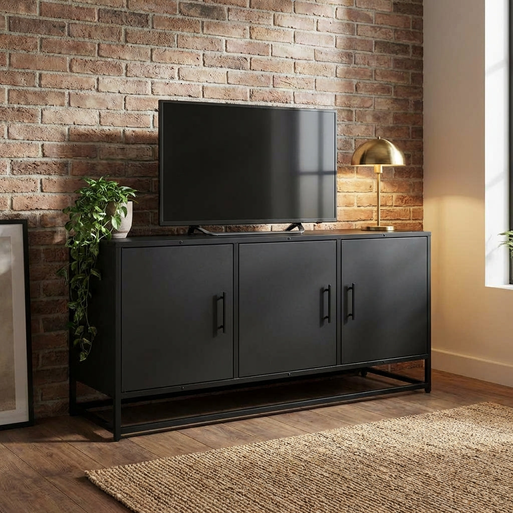 meuble-tele-industriel-finition-bois-noir-100-cm-decor