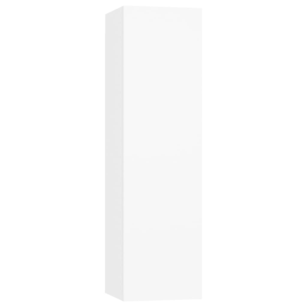 Meuble TV 160 cm Blanc Suspendu - 5 Pièces-Mon Meuble TV-6