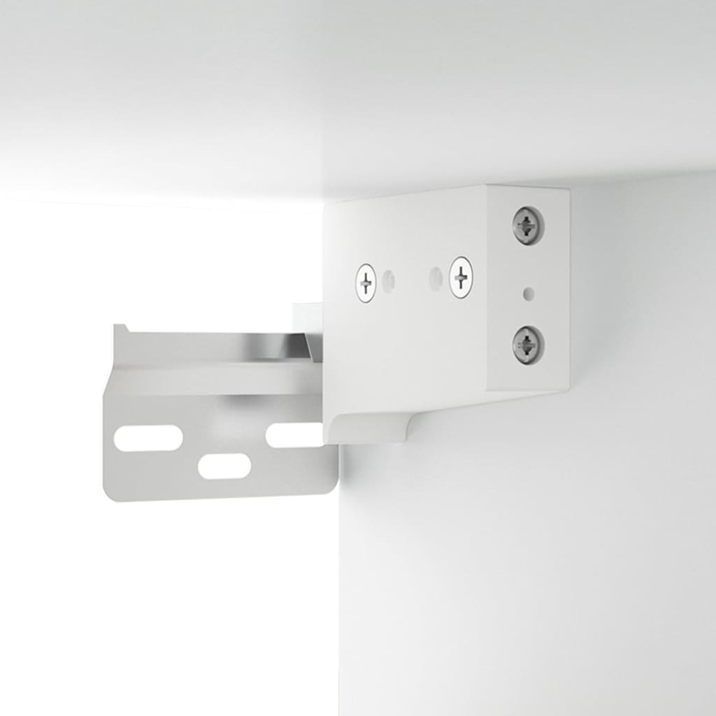 Meuble TV 160 cm Blanc Suspendu - 5 Pièces-Mon Meuble TV-8