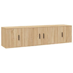Meuble TV 160 cm Suspendu Effet Chêne Sonoma-Mon Meuble TV-Chêne sonoma-1