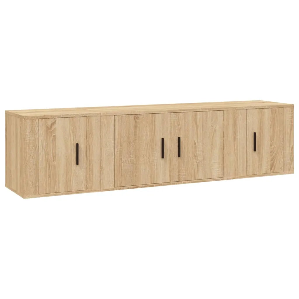 Meuble TV 160 cm Suspendu Effet Chêne Sonoma-Mon Meuble TV-Chêne sonoma-1
