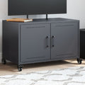 Meuble TV à Pieds en Acier Anthracite - 68 cm-Mon Meuble TV-Anthracite-1-1