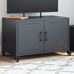Meuble TV à Pieds en Acier Anthracite - 68 cm-Mon Meuble TV-Anthracite-1-1