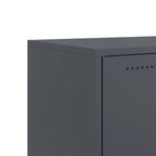 Meuble TV à Pieds en Acier Anthracite - 68 cm-Mon Meuble TV-Vert-1-10