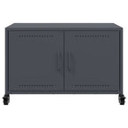 Meuble TV à Pieds en Acier Anthracite - 68 cm-Mon Meuble TV-Vert-1-6