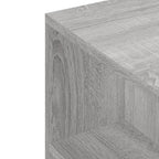 Meuble TV à Roulettes Effet Bois Gris - 102 cm-Mon Meuble TV-Chêne fumé-1-9