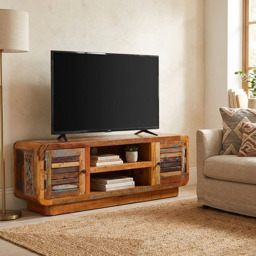 meuble-tv-ancien-bois-recycle-massif-bas