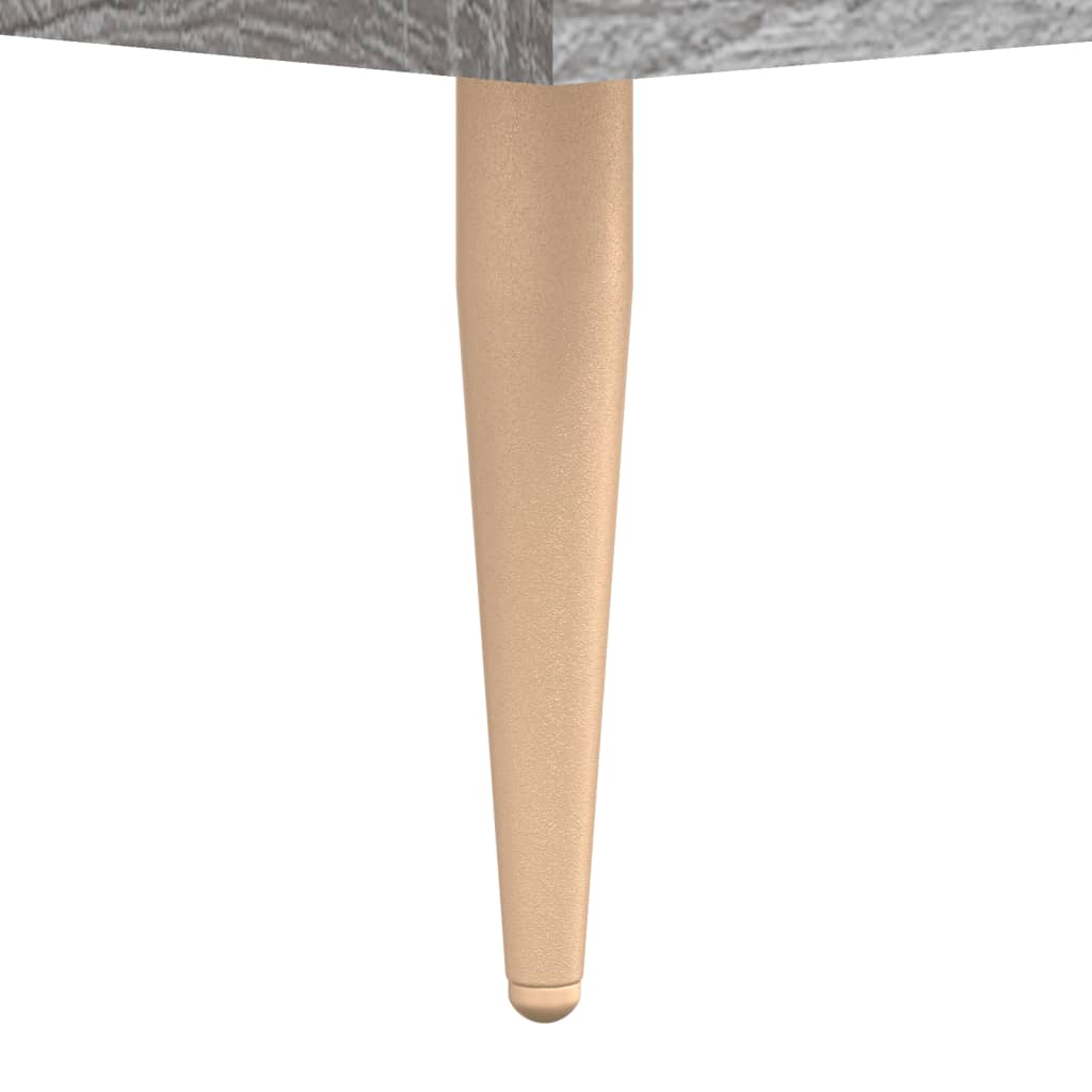 Meuble TV avec 3 Tiroirs Effet Sonoma Gris - 102 cm-Mon Meuble TV-Chêne fumé-1-10