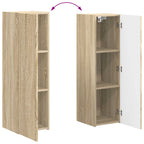 Meuble TV avec Colonne de Rangement Effet Chêne - 4 Pièces-Mon Meuble TV-Chêne sonoma-13