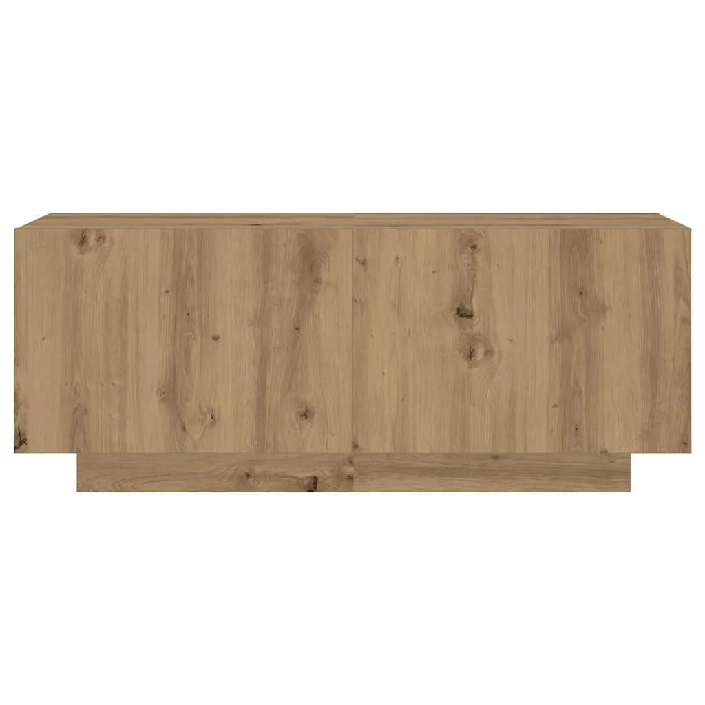 Meuble TV avec Lumière LED Effet Chêne - 300 cm-Mon Meuble TV-Chêne artisanal-9