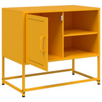 Meuble TV Bas avec Rangement en Acier Anthracite - 100,5 cm-Mon Meuble TV-Noir-1-10