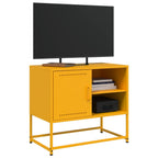 Meuble TV Bas avec Rangement en Acier Anthracite - 100,5 cm-Mon Meuble TV-Noir-1-5
