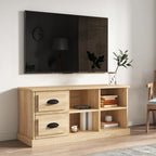 Meuble TV Bas Design Effet Chêne Sonoma - 102 cm-Mon Meuble TV-Chêne sonoma-102 cm-1-1