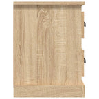 Meuble TV Bas Design Effet Chêne Sonoma - 102 cm-Mon Meuble TV-Gris béton-102 cm-1-8