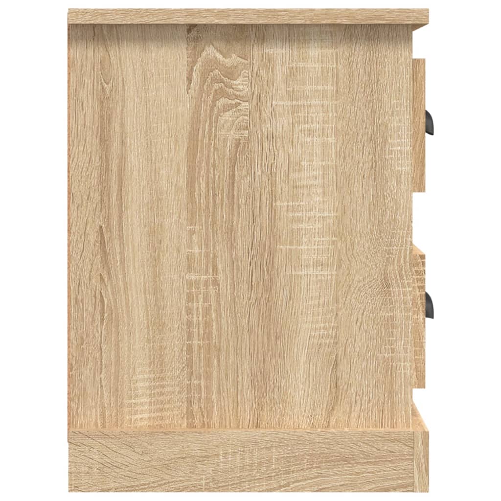 Meuble TV Bas Design Effet Chêne Sonoma - 102 cm-Mon Meuble TV-Gris béton-102 cm-1-8