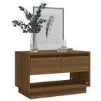 Meuble TV Bas Effet Chêne Marron - 70 cm-Mon Meuble TV-Chêne marron-4