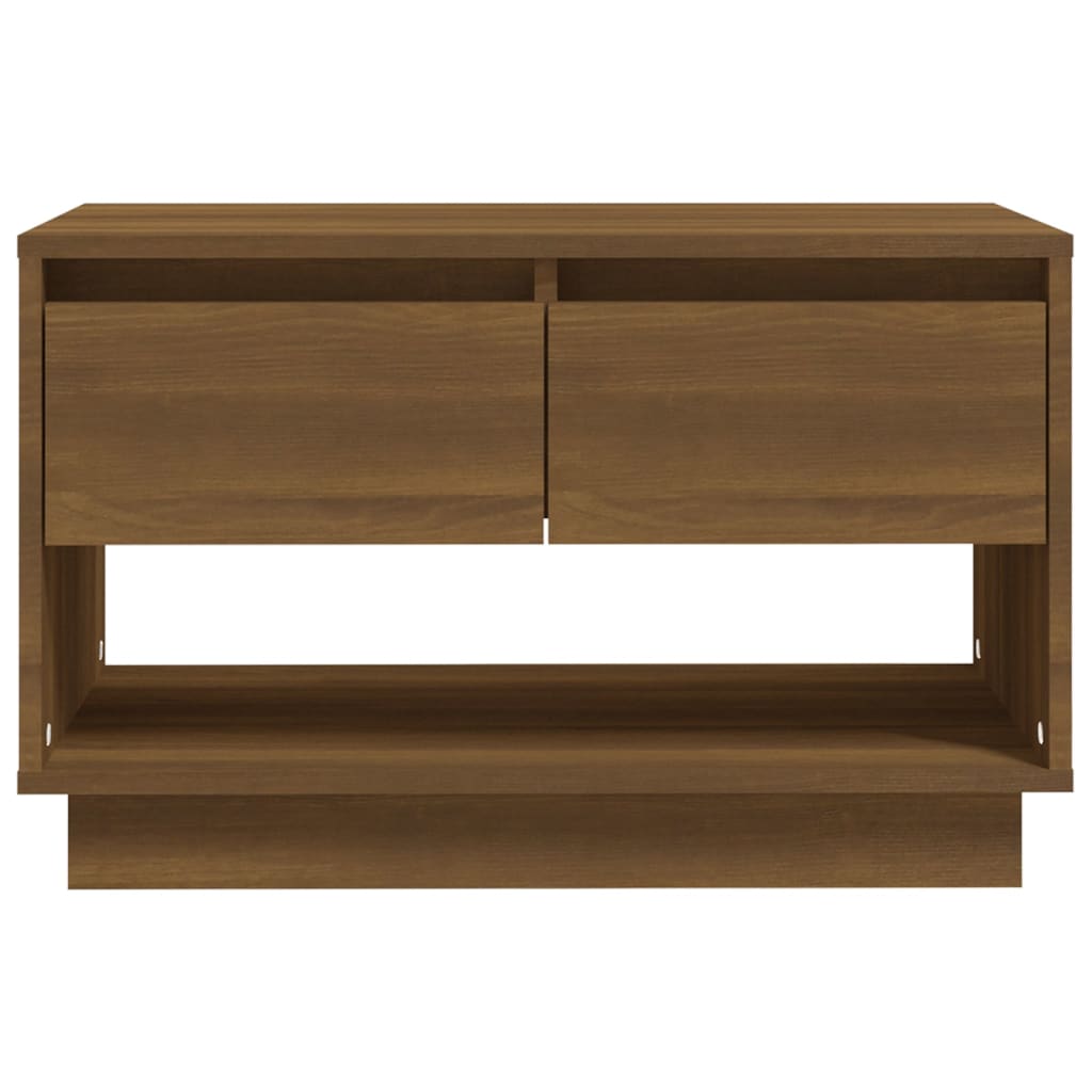 Meuble TV Bas Effet Chêne Marron - 70 cm-Mon Meuble TV-Chêne marron-5