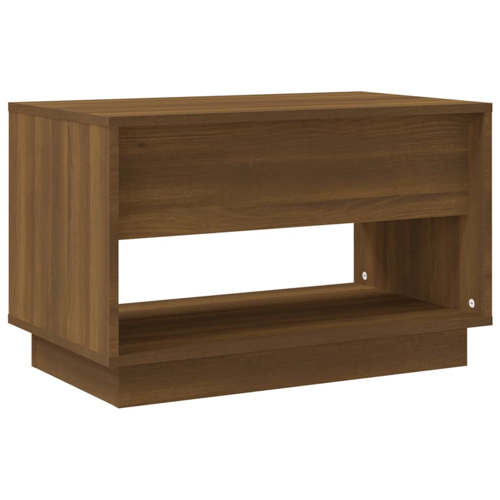Meuble TV Bas Effet Chêne Marron - 70 cm-Mon Meuble TV-Chêne marron-6