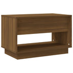 Meuble TV Bas Effet Chêne Marron - 70 cm-Mon Meuble TV-Chêne marron-6