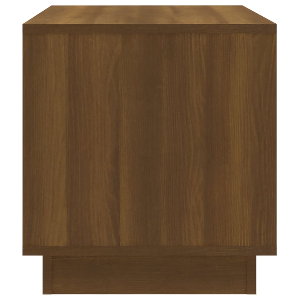 Meuble TV Bas Effet Chêne Marron - 70 cm-Mon Meuble TV-Chêne marron-7
