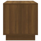 Meuble TV Bas Effet Chêne Marron - 70 cm-Mon Meuble TV-Chêne marron-7