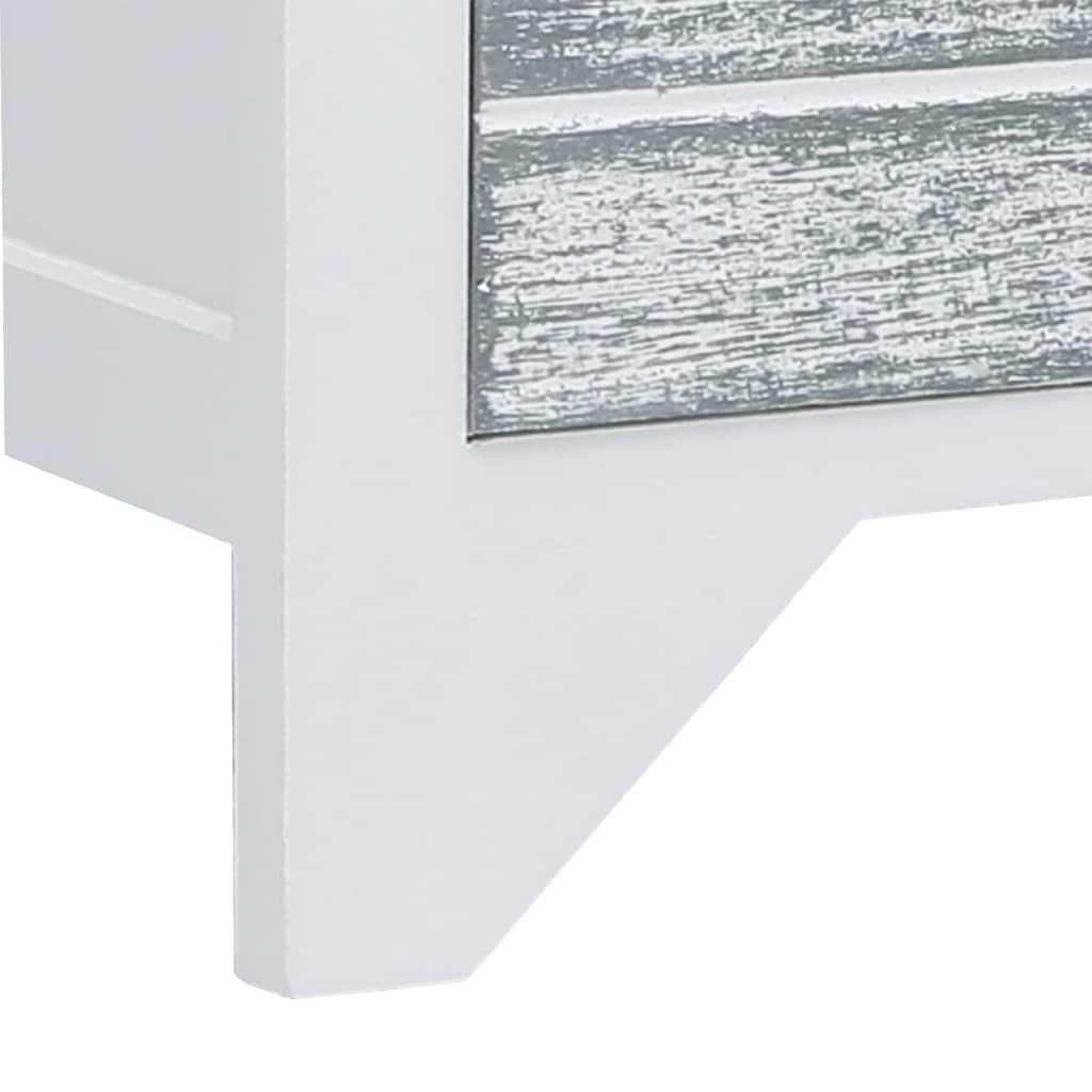 Meuble TV Bas en Bois Clair de Paulownia - 108 cm-Mon Meuble TV-Bois clair-1-7