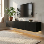meuble-tv-bas-en-bois-effet-chene-noir-mural-decor