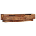 Meuble TV Bas en Bois Massif - 145 cm-Mon Meuble TV-1