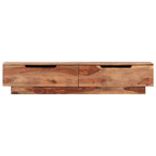Meuble TV Bas en Bois Massif - 145 cm-Mon Meuble TV-2