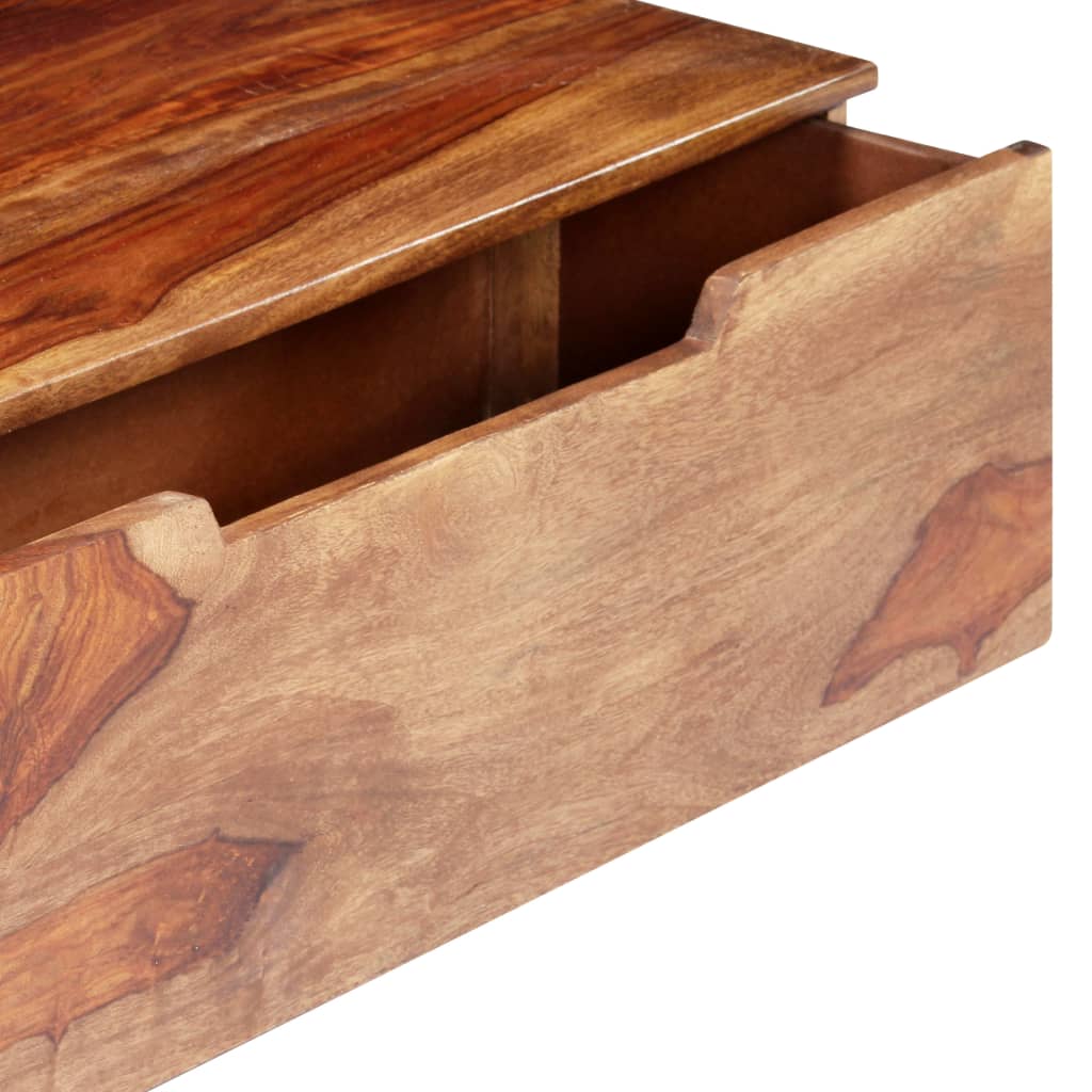 Meuble TV Bas en Bois Massif - 145 cm-Mon Meuble TV-5