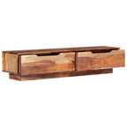 Meuble TV Bas en Bois Massif - 145 cm-Mon Meuble TV-6