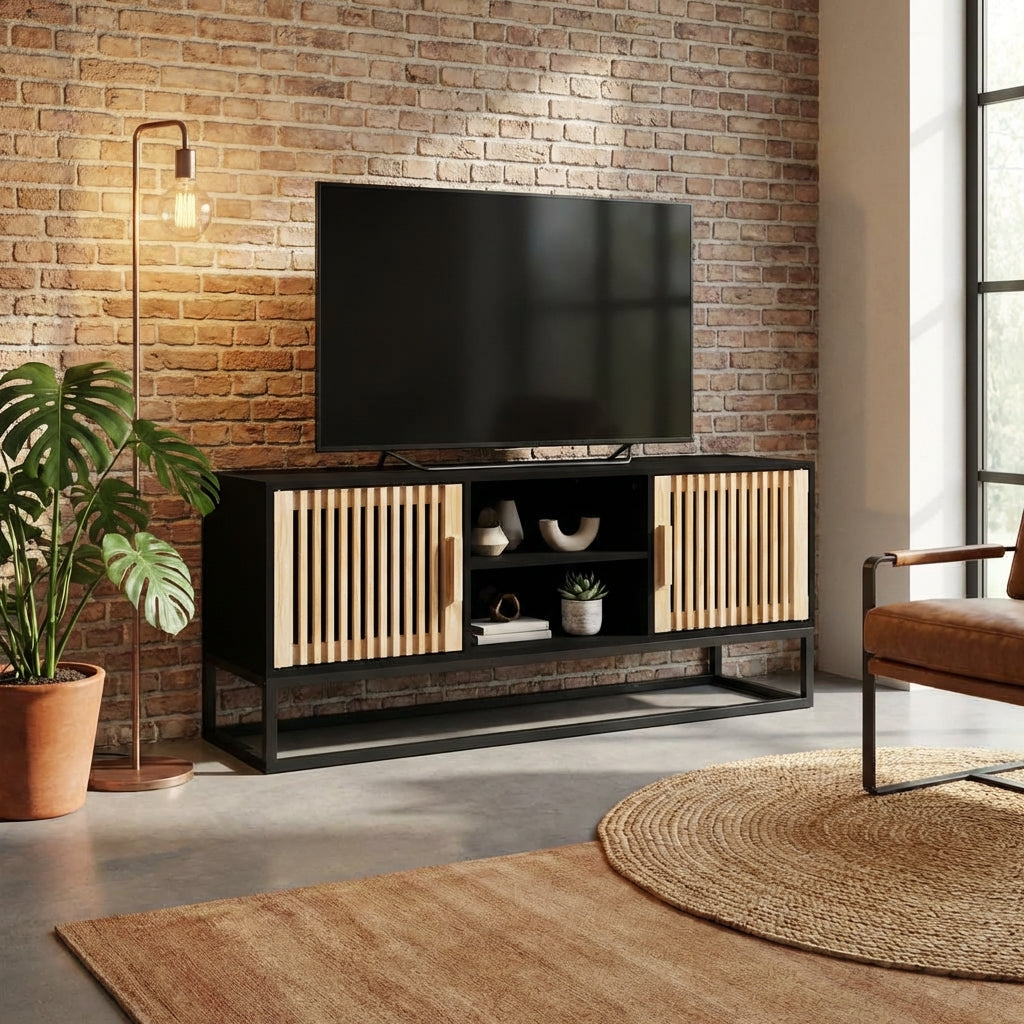 meuble-tv-bas-en-bois-naturel-et-noir-105-cm-decor