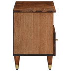 Meuble TV Bas en Manguier Massif - 80 cm-Mon Meuble TV-marron miel-1-4