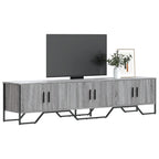 Meuble TV Bas Gris Clair Effet Bois - 180 cm-Mon Meuble TV-Sonoma gris-1-1