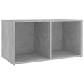 Meuble TV Bas Gris Effet Béton - 72 cm-Mon Meuble TV-36.5 cm-72 cm-1-2