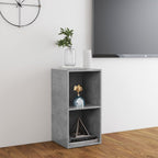 Meuble TV Bas Gris Effet Béton - 72 cm-Mon Meuble TV-36.5 cm-72 cm-1-4