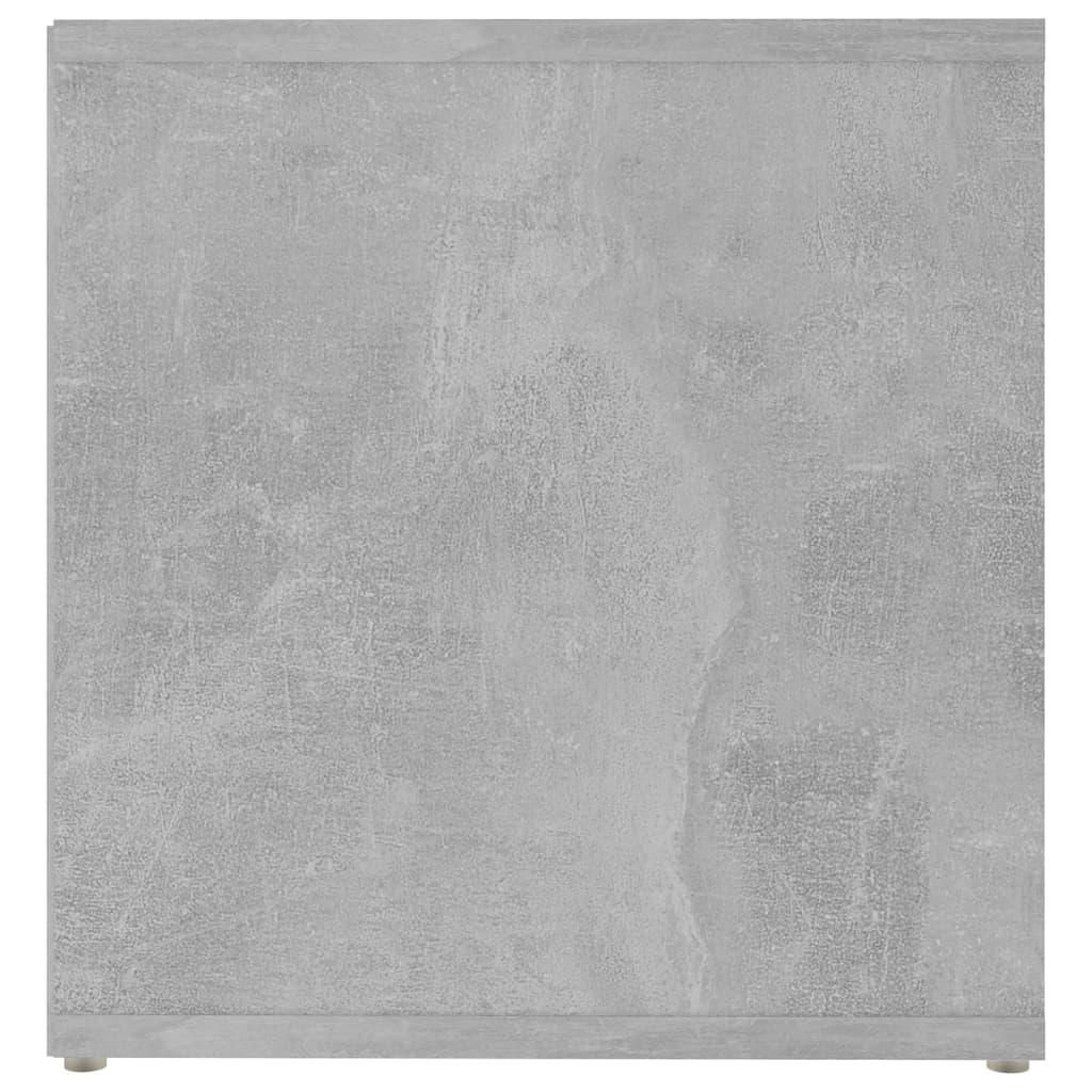 Meuble TV Bas Gris Effet Béton - 72 cm-Mon Meuble TV-36.5 cm-72 cm-1-6