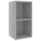Meuble TV Bas Gris Effet Béton - 72 cm-Mon Meuble TV-36.5 cm-72 cm-1-7