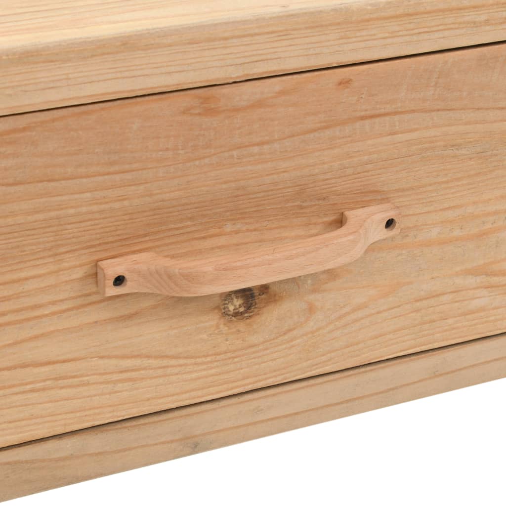 Meuble TV Bas Industriel en Sapin Massif - 120 cm-Mon Meuble TV-110 cm-1-7