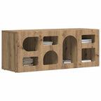 Meuble TV Bas Moderne en Chêne Artisanal - 100 cm-Mon Meuble TV-Chêne artisanal-3
