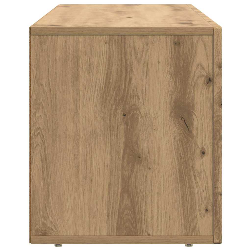 Meuble TV Bas Moderne en Chêne Artisanal - 100 cm-Mon Meuble TV-Chêne artisanal-6