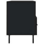 Meuble TV Bas Noir Mat et Métal - 102 cm-Mon Meuble TV-Gris béton-1-7