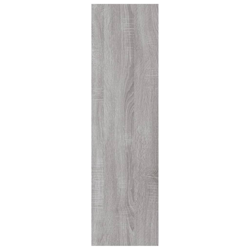 Meuble TV Bas Suspendu Effet Sonoma Gris - 3 Pièces-Mon Meuble TV-Chêne noir-80 cm-4-8